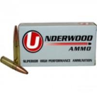 Underwood Solid Monolithic Nickel Plated Brass Cased HP Ammo