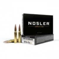 Nosler Match Grade Boat Tail BT Brass Cased Centerfire HP Ammo