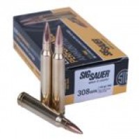 SIG SAUER Elite Ball Brass Cased Centerfire FMJ Ammo