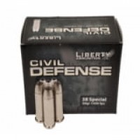 Liberty Civil Defense Brass Cased Centerfire HP Ammo