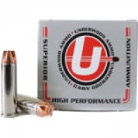 Underwood Solid Monolithic Nickel Plated Brass Cased +P Ammo