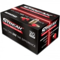 Ammo Inc STREAK Tracer-Like Brass Cased Centerfire Visual JHP Ammo