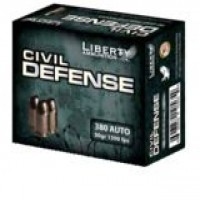 Liberty Civil Defense Brass Cased Centerfire HP Ammo