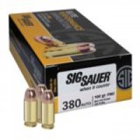 SIG SAUER Elite Performance Brass Cased Centerfire FMJ Ammo