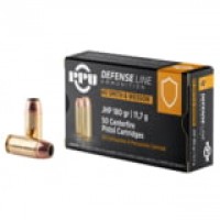 PPU Defense S& W Brass Cased JHP Ammo