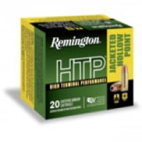 Remington High Terminal Performance S& W Brass Cased Centerfire JHP Ammo