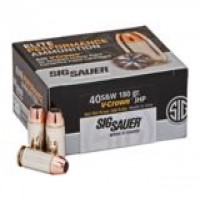 SIG SAUER Elite V-Crown S& W JHP Ammo