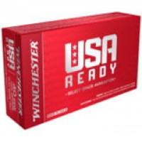 Winchester USA READY S& W Flat Nose Centerfire FMJ Ammo