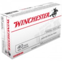 Winchester USA S& W Brass Cased Centerfire JHP Ammo