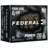 Federal Premium Personal Defense Punch Centerfire JHP Ammo