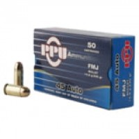 PPU Brass Cased FMJ Ammo