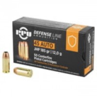 PPU Defense Brass Cased JHP Ammo