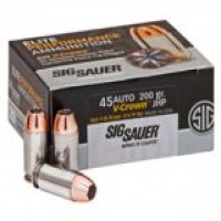 SIG SAUER Elite V-Crown JHP Ammo