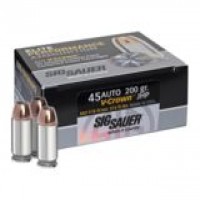 SIG SAUER V-Crown Brass Cased Centerfire JHP Ammo