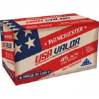 Winchester USA Target Valor Brass FMJ Ammo