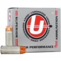 Underwood Solid Monolithic Nickel Plated Brass Cased Ammo