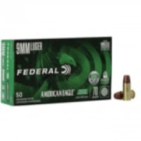 Federal Premium American Eagle Indoor Range Training Luger Lead-Free Ball Centerfire Ammo