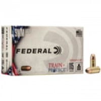 Federal Premium Luger Brass Casing Centerfire JHP Ammo