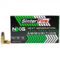 SinterFire NXG Lead Free Ball Luger Monolithic Copper Brass Cased Ammo