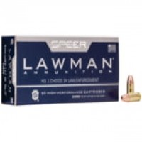 Speer Lawman CleanFire Training Luger Brass Cased Centerfire TMJ Ammo