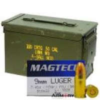 Bulk Luger Magtech In Can FMJ Ammo