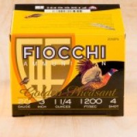 Fiocchi Golden Pheasant Nickel Plated Lead 1-1/4oz Ammo