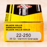 Black Hills Gold Varmint Grenade Rem HP Ammo