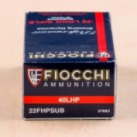 Fiocchi Subsonic HP Ammo