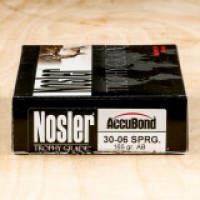 NoslerCustom Trophy Grade Accubond Polymer Tip Ammo