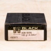 A-Max Hornady BLACK Ammo