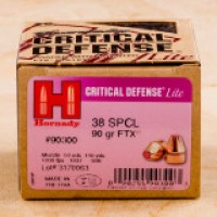 Hornady Critical Defense Lite FTX Ammo