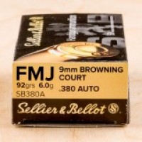 Bulk Sellier & Bellot FMJ Ammo