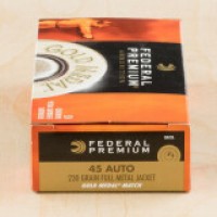 Federal Gold Medal Match FMJ Ammo