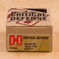 Hornady Critical Defense FTX JHP Ammo