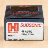 Hornady Subsonic JHP Ammo