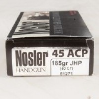 Nosler Match Grade JHP Ammo