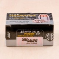 Sig Sauer V-Crown JHP Ammo