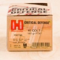 Hornady Critical Defense FTX JHP Ammo