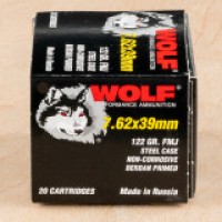 Bulk Wolf FMJ Ammo