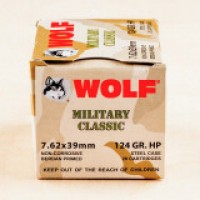 Bulk Wolf Military Classic HP Ammo