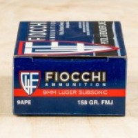 Bulk Fiocchi Sub-Sonic FMJ Ammo