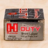 Hornady Critical Duty FlexLock JHP Ammo