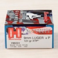 Hornady Luger American Gunner XTP JHP +P Ammo