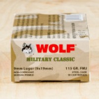 Wolf Military Classic FMJ Ammo