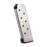 p McCormick Compact POWER MAG 1911 Magazine .45 ACP 8 Rounds Stainless Steel M-PM-45CP8 Ammo