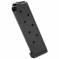 p McCormick Custom POWER MAG 1911 Full Size Magazine .45 ACP 8 Rounds Stainless Steel Black M-PM-45FS8-B Ammo