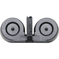 r Johnson AR-15 Drum Magazine .223 Rem/5.56 NATO 100 Rounds Steel/Polymer Black/Translucent Ammo