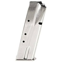 -Gar Browning Hi-Power Magazine 9mm Luger 13 Rounds Steel Nickel MGBRHP13N Ammo