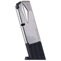 -Gar S&W 5906 Magazine 9mm Luger 10 Round Capacity Steel Tube Polymer Floor Plate Nickel Ammo