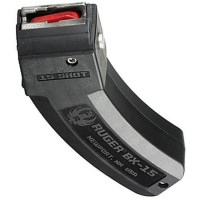 er 10/22 BX-15 Series Magazine .22 LR 15 Round Polymer Construction Matte Black Finish Ammo